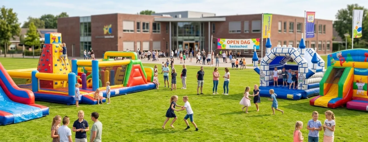 Open dag organiseren met Springkussenverhuur Tilburg