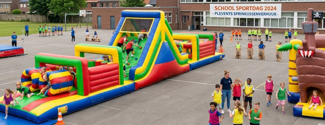 Sportdag organiseren met Springkussenverhuur Tilburg