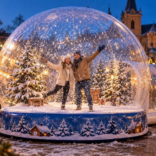 Opblaasbare Snowglobe huren