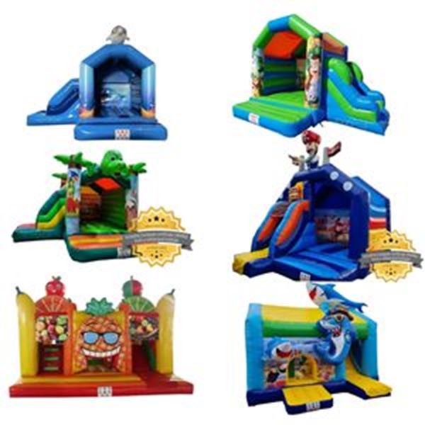 Weekendhuur Springkussen 5x4,5 met glijbaan Weekendhuur Springkussen 5x4,5 met glijbaan